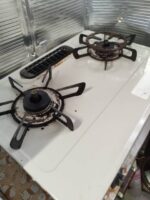 ガスコンロ掃除後の画像