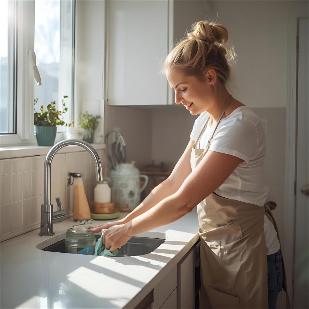 洗面台清掃の画像