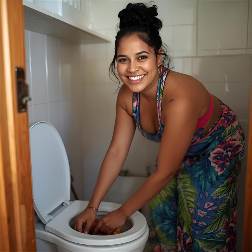 ウォシュレット掃除後の画像