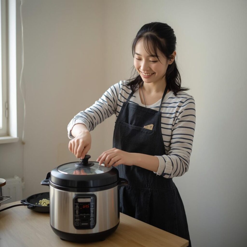 炊飯器清掃の画像