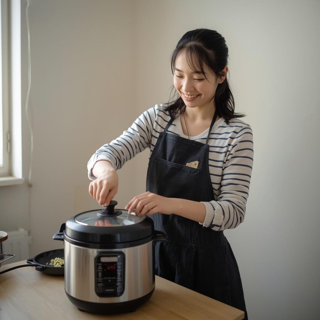 炊飯器清掃の画像