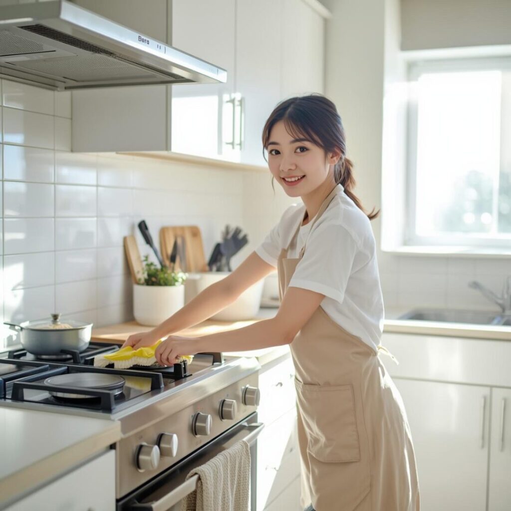 オーブンレンジ清掃の画像