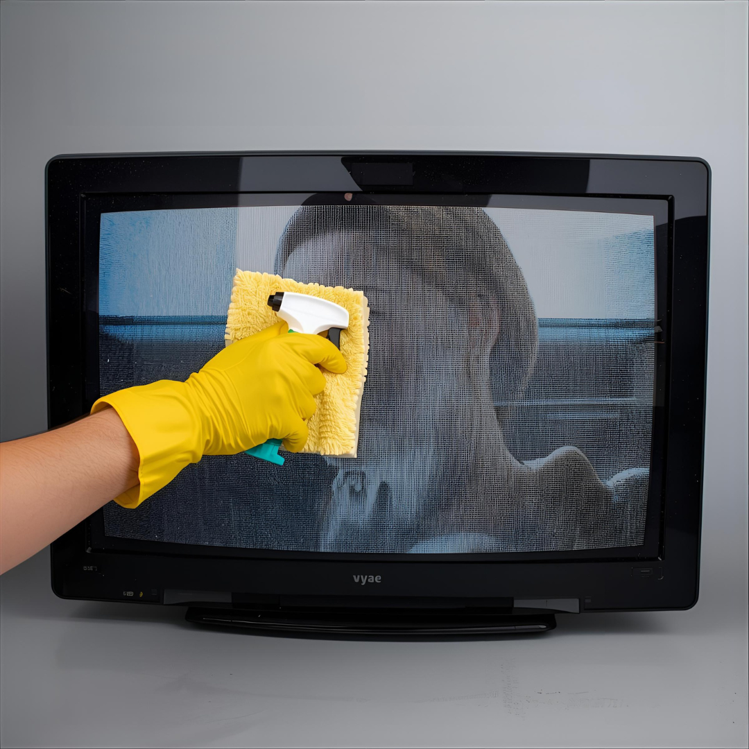 テレビ画面清掃の画像