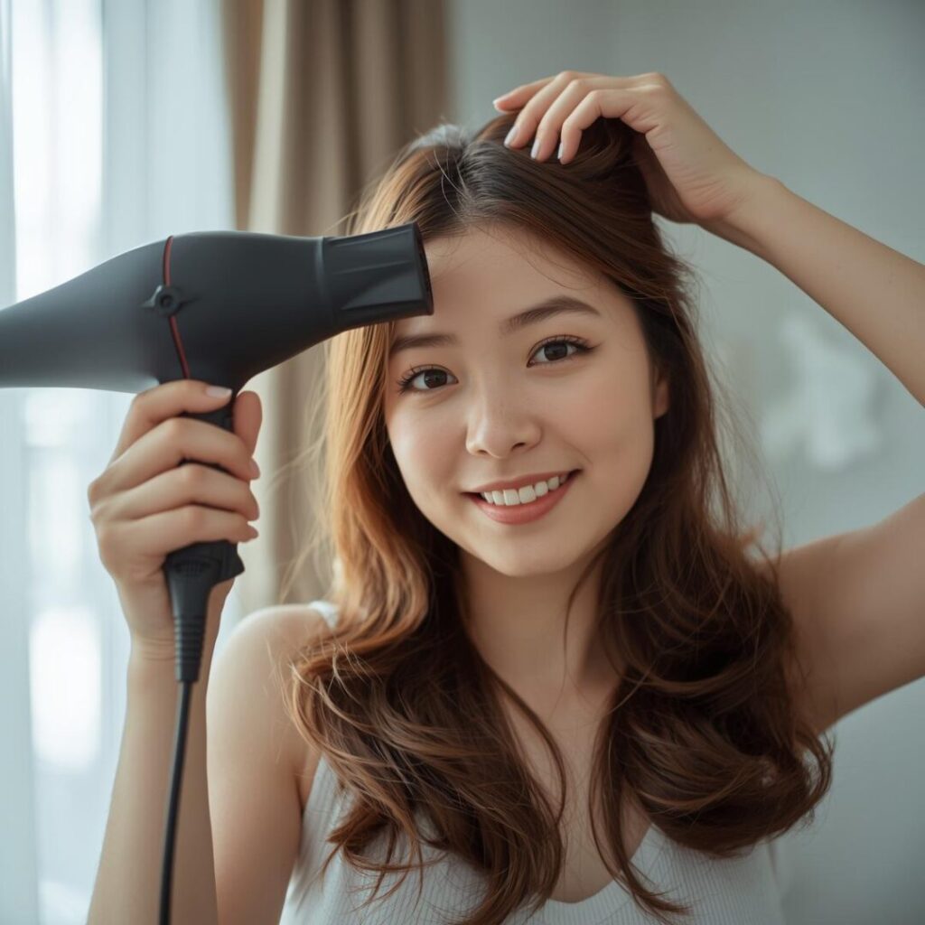 ドライヤー掃除の画像