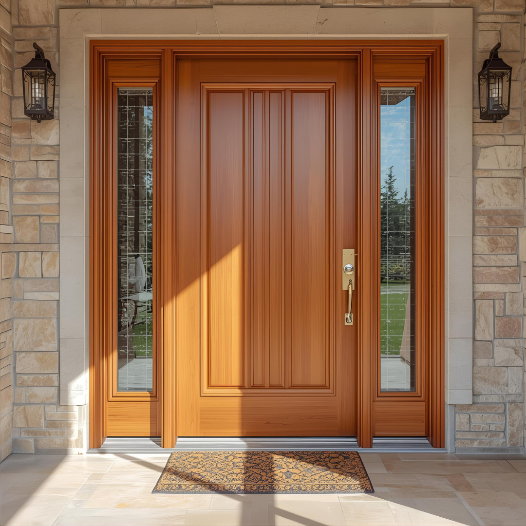 玄関ドア清掃画像