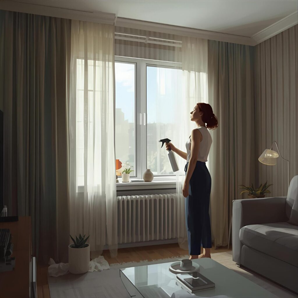 掃除の持つ力を読んだ女性画像