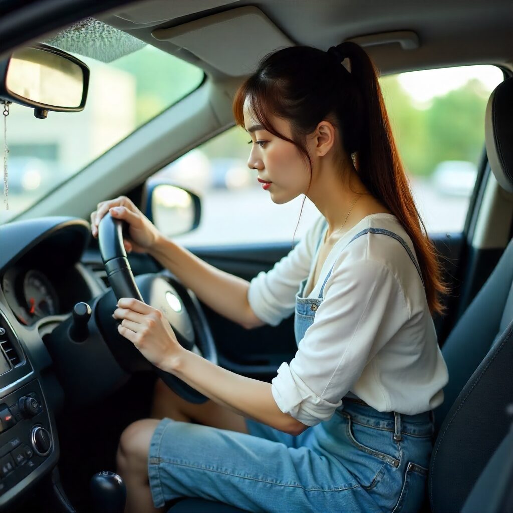 車内掃除後の画像