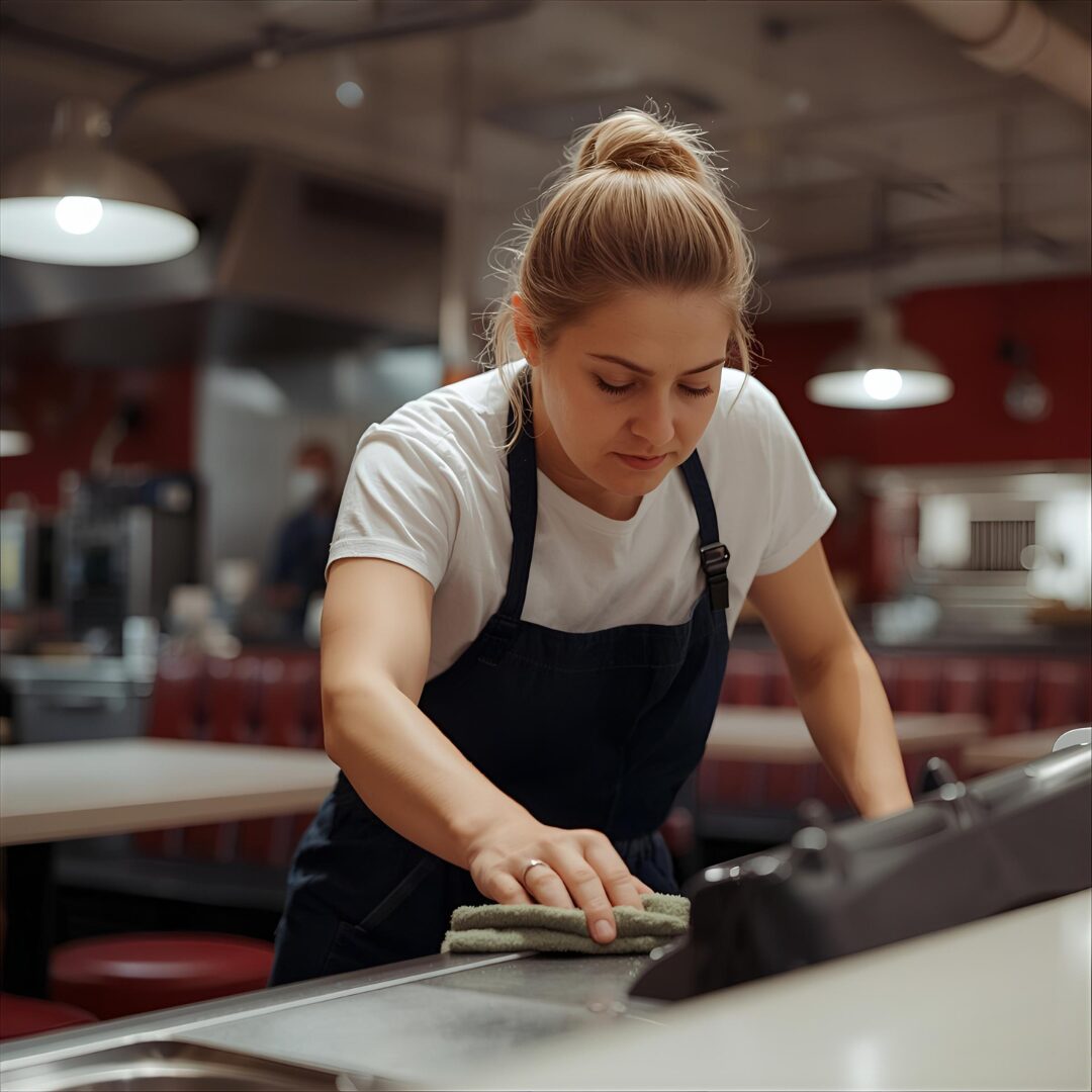 ホットプレート掃除の画像