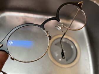 メガネ掃除終了後の画像