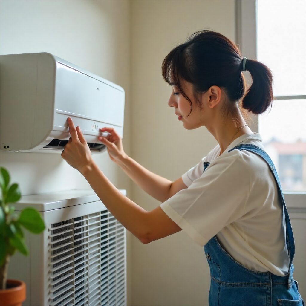 エアコン清掃の画像