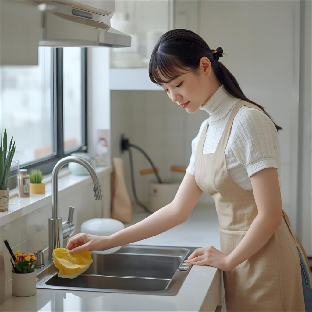 蛇口掃除の画像