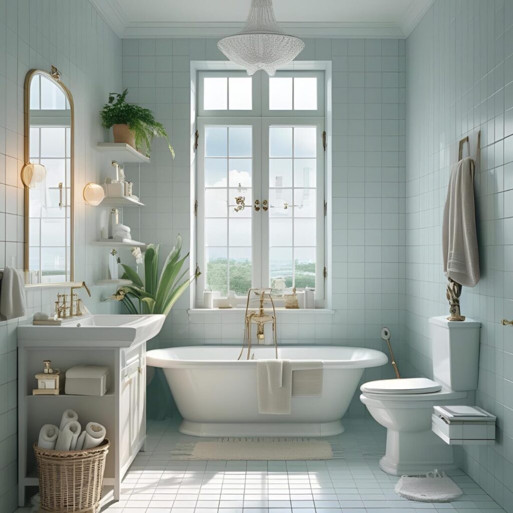 お掃除後の浴室