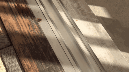 キレイになった窓サッシ画像