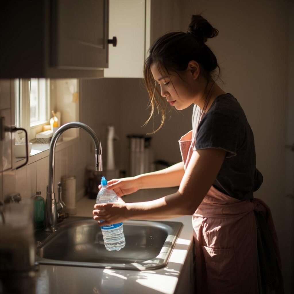 水筒掃除の画像