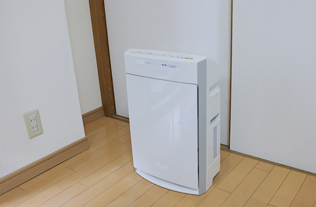 キレイになった空気清浄機の画像