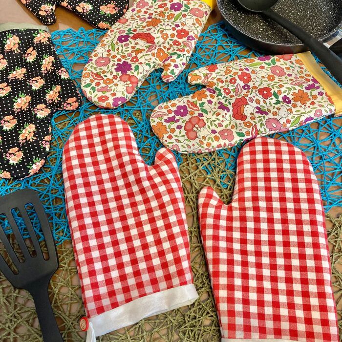 手作り掃除グッズミトン型雑巾の画像