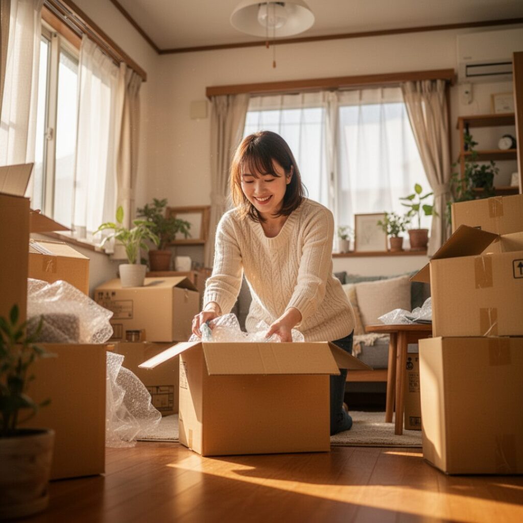 引っ越し前の掃除画像