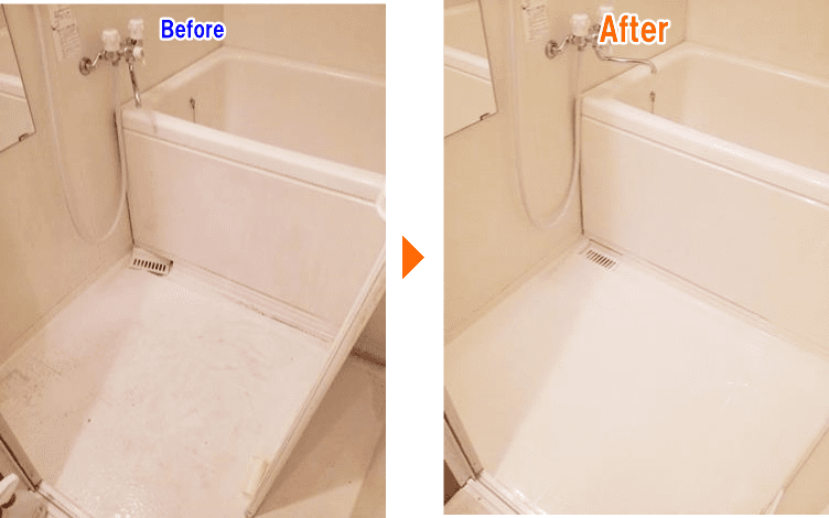 お風呂掃除前後の比較画像