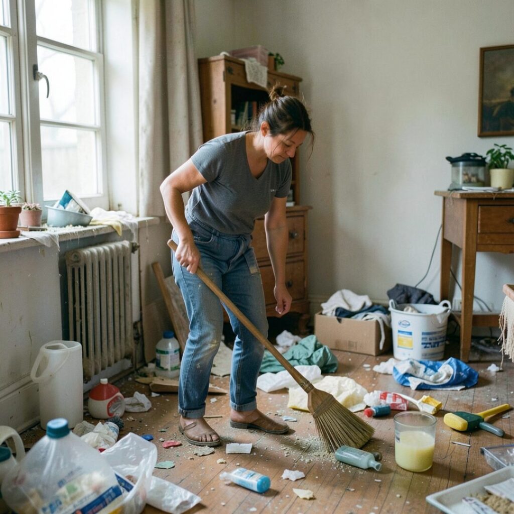 汚部屋掃除の画像